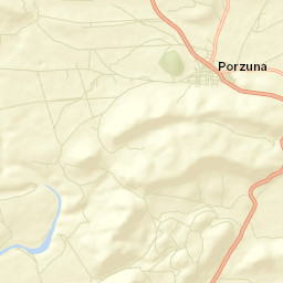 Porzuna Street Map
