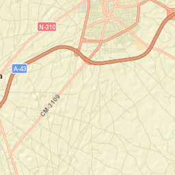 Tomelloso Street Map