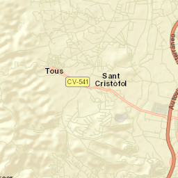 Tous Street Map