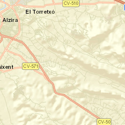 Alzira Street Map