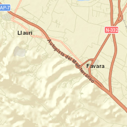 Llaurí Street Map