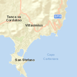 Villasimius Street Map