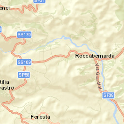Roccabernarda Street Map