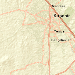 Kırşehir Street Map