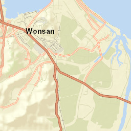 Wŏnsan Street Map
