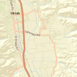 Talmage California Street Map