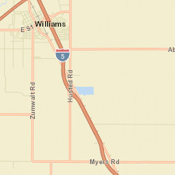 Williams California Street Map