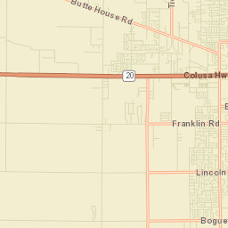 Tierra Buena California Street Map