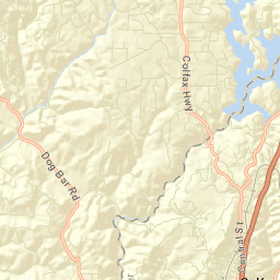 Colfax California Street Map