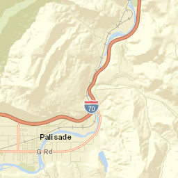 Palisade Colorado Street Map