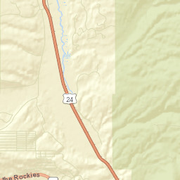 Mount Massive Lakes Colorado Street Map