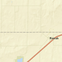 Ramah Colorado Street Map