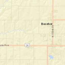 Basehor Street Map