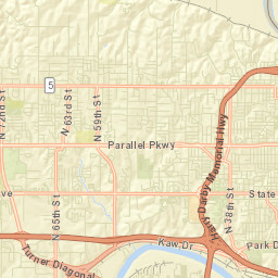 4015-4045 North 67th Street, Kansas City Street Map