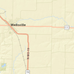 Wellsville Street Map