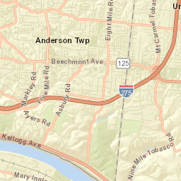 Withamsville Ohio Street Map