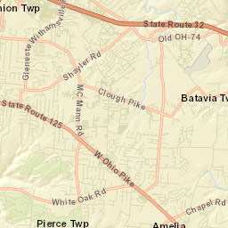 Willowville Ohio Street Map