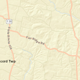 Sugar Tree Ridge Ohio Street Map