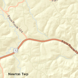 Tennyson Ohio Street Map