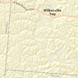 Minerton Ohio Street Map