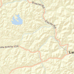 Langsville Ohio Street Map