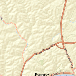 Wolfpen Ohio Street Map