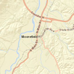 Moorefield Street Map