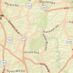 Glenmont Street Map