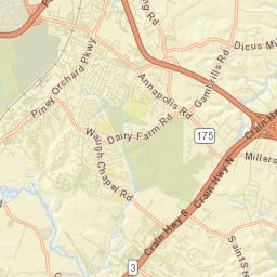 Odenton Street Map