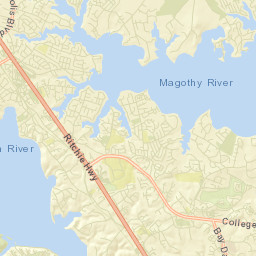 Severna Park Street Map