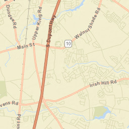 Woodside Delaware Street Map