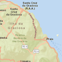 Santa Cruz da Graciosa Street Map