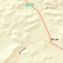 Picón Street Map
