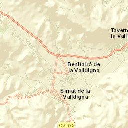 Simat de la Valldigna Street Map