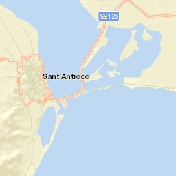 Sant'Antioco Street Map