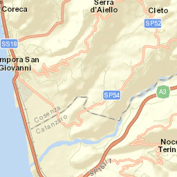 Nocera Terinese Street Map