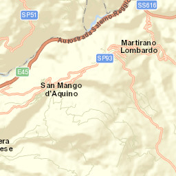 San Mango d'Aquino Street Map
