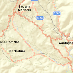 Decollatura Street Map
