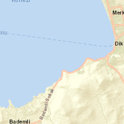 Dikili Street Map