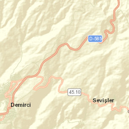 Demirci Street Map