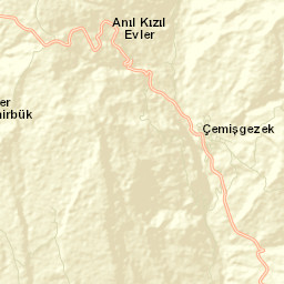 Çemişgezek İlçesi Street Map