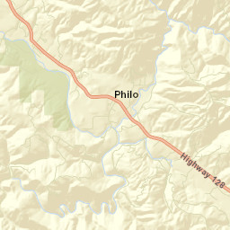 Philo California Street Map