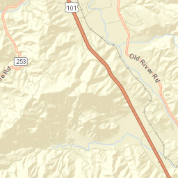 El Roble California Street Map