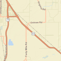 Olivehurst California Street Map