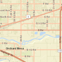 Johnsons Corner Colorado Street Map