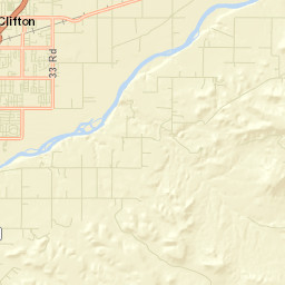 Clifton Colorado Street Map