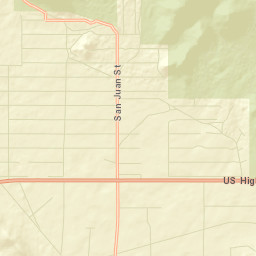 Glentivar Colorado Street Map