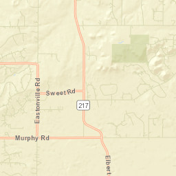 Eastonville Colorado Street Map