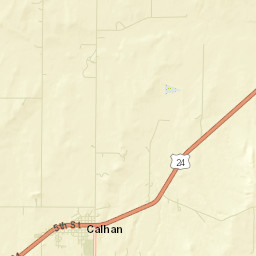 Calhan Colorado Street Map