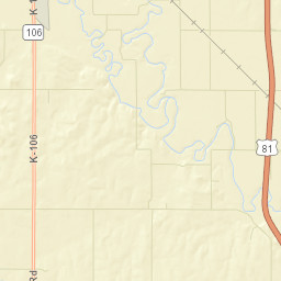 800-898 N 135th Rd Minneapolis KS Street Map